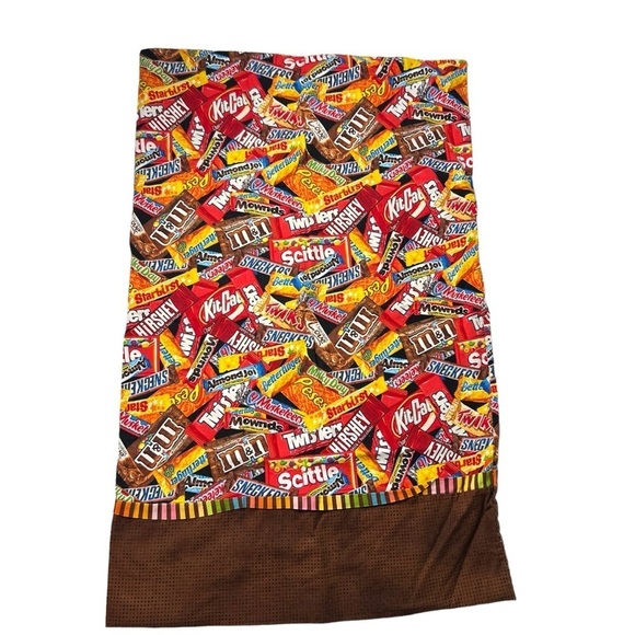 Handmade PillowCase Design Standard Size 29” X 18” KitKat M&M’S Snickers Skittle - Picture 1 of 6